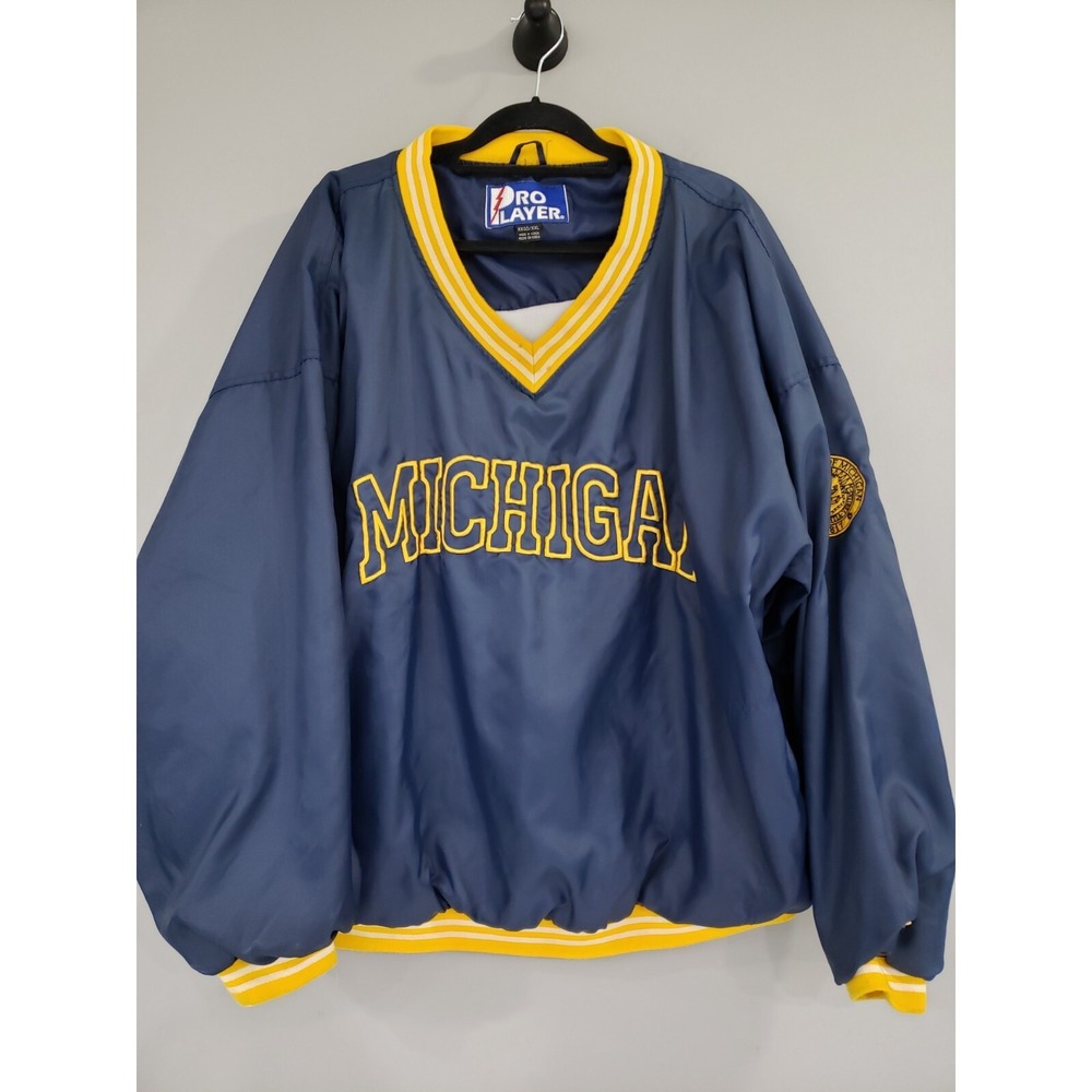 90's Vintage University Of Michigan‎ Wolverines Pro Player Sweatshirt XXL
